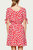 Good Grace Floral-Print Modal-Blend Mini Dress In Red Multi