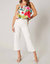 Grenada Ruffle Crop Cami In Pink Multi