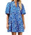 Lulu Floral Tomales Mini Dress In Blue