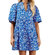 Lulu Floral Tomales Mini Dress In Blue