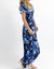 Lunar Wrap Maxi Dress In Blue