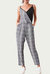 Shela Wrap-Effect Two-Tone Stretch-Jersey Jumpsuit In Black Multi - Black Multi