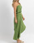 Willow Ayanna Asymmetric Midi Dress In Green