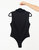 Black Turtle Neck Bodysuit