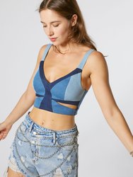 Denim Block Bastier Top