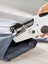 Cordless Handheld Sewing Machine - White - White