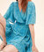 Cia Wrap Dress In Lagoon