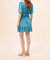 Cia Wrap Dress In Lagoon