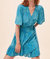 Cia Wrap Dress In Lagoon