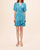 Cia Wrap Dress In Lagoon - Lagoon