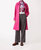 Eddy Trench Coat In Fuschia - Fuschia