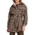 Ely Belted Wool Blend Jacket In Beige Plaid - Beige Plaid