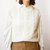 Ivory Sweater Vest In Ivory - Ivory