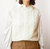 Ivory Sweater Vest In Ivory - Ivory