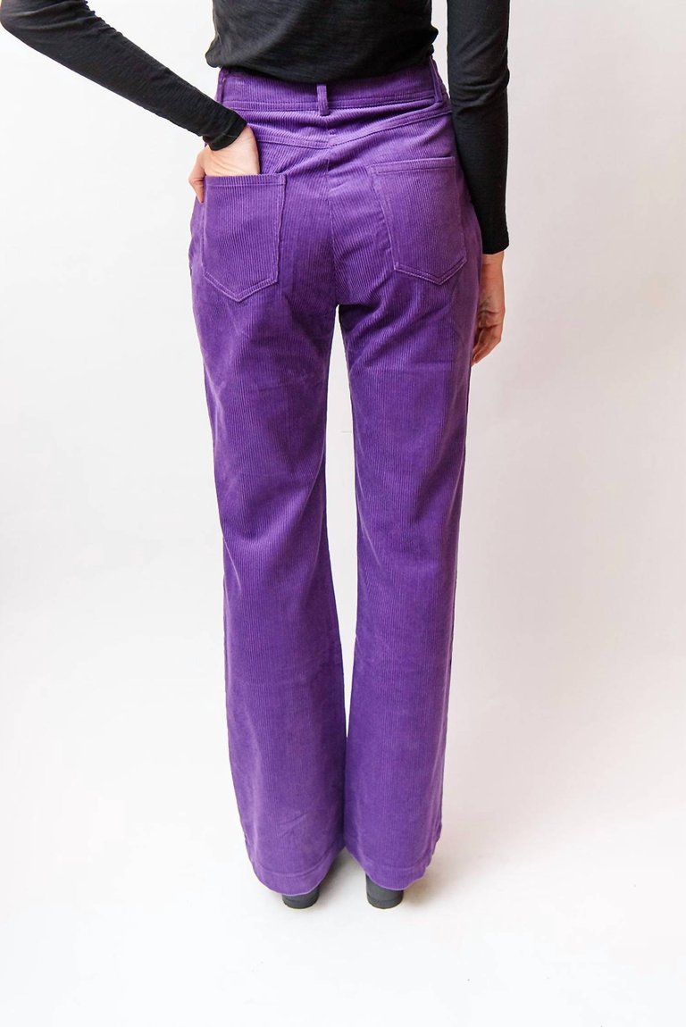 June Corduroy Pant In Purple