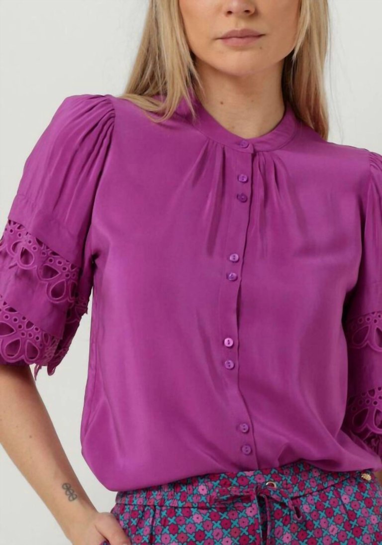 Lou Blouse In Violet - Violet