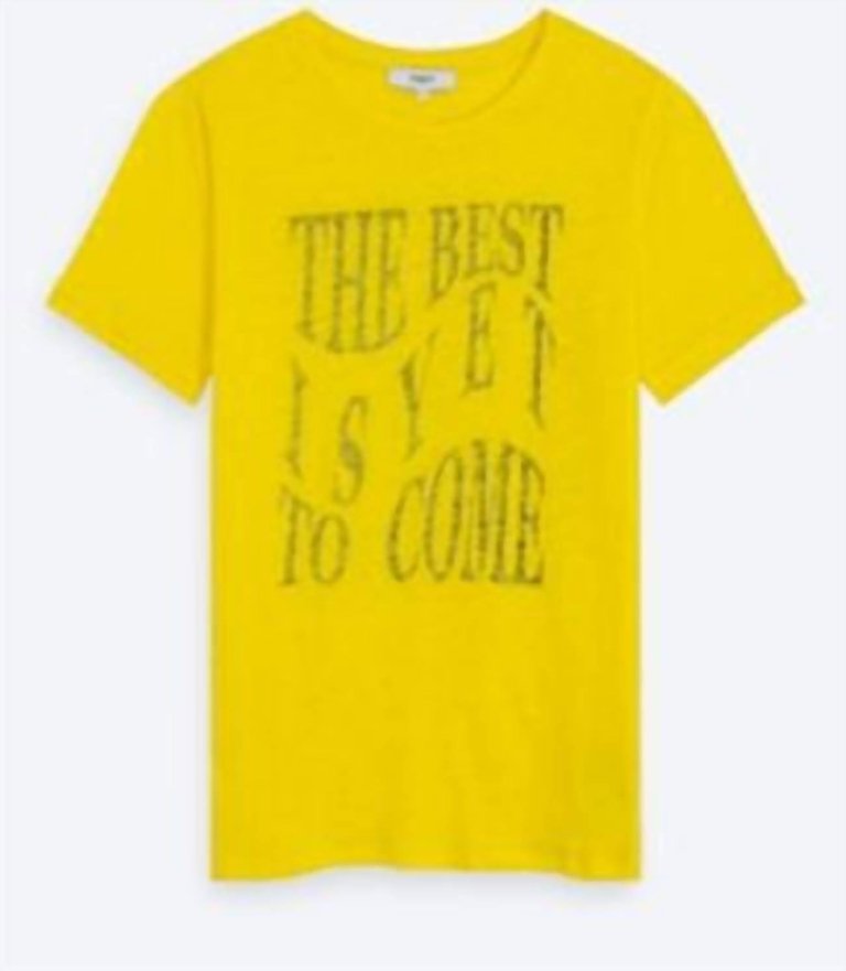 Manolis T-Shirt In Yellow