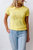 Manolis T-Shirt In Yellow - Yellow