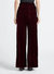 Pantalon Jazz Velvet Trouser In Bordeaux