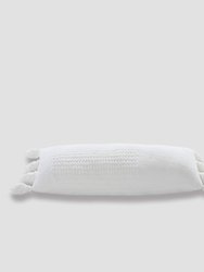 Braided Pom Pom Lumbar Pillow
