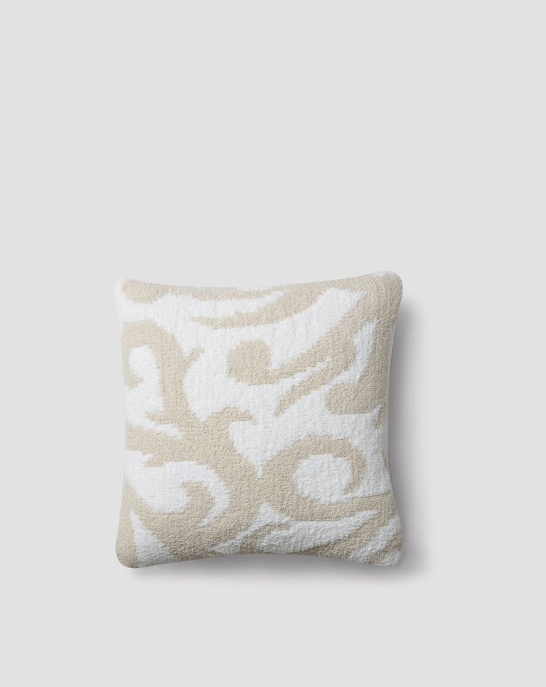 Casablanca Throw Pillow - Sahara Tan - Off White