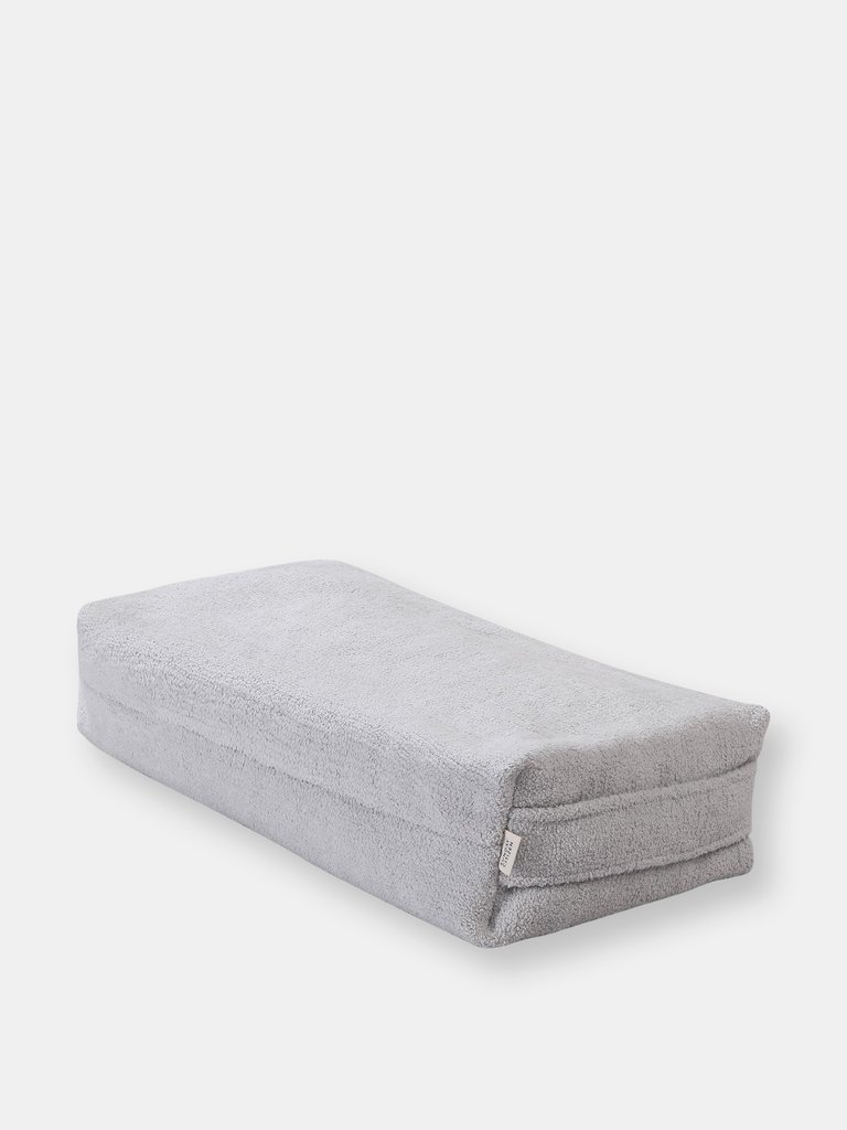 Crystal Bolster Pillow - Cloud Grey