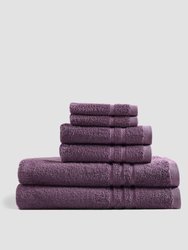 Plush Towel Set - Purple