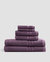Plush Towel Set - Purple