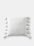 Pom Pom Throw Pillow - Off White