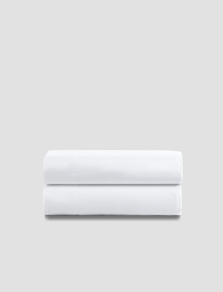 Premium Bamboo Flat Sheet - White