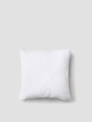 Snug Throw Pillow - Clear White