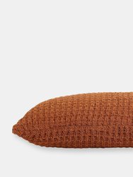 Snug Waffle Lumbar Pillow