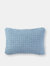 Snug Waffle Mini Pillow - Denim