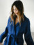 Snug Waffle Robe - Navy