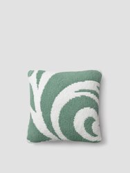 Versailles Throw Pillow - Sage - Off White