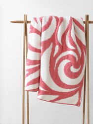 Versailles Throw - Rouge - Off White