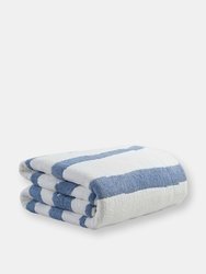 Woodland Comforter - Denim - Off White