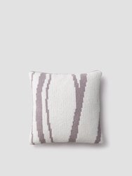 Woodland Throw Pillow - Purple Haze - Off White