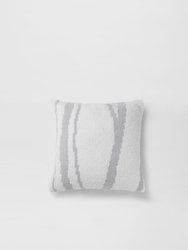 Woodland Throw Pillow - Cloud Grey - Off White