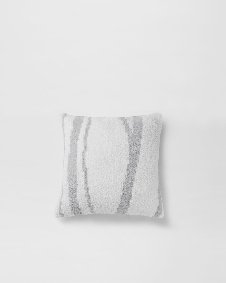 Woodland Throw Pillow - Cloud Grey - Off White