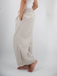 Ava Wide Leg Linen Pant