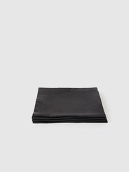 Berkeley Linen Table Napkins (Set of 4) - Charcoal