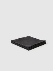 Berkeley Linen Table Napkins (Set of 4) - Charcoal - Charcoal