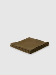 Berkeley Linen Table Napkins  (Set of 4) - Moss - Moss