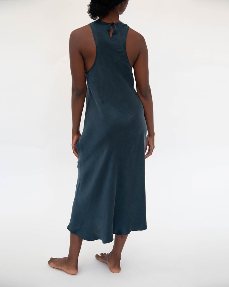 Gia Sandwashed Cupro Vegan Silk Sleep Dress