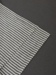 Marcel Linen Collection Set - Storm / Storm Stripe