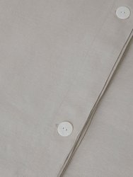 Marcel Linen Duvet Cover - Dove