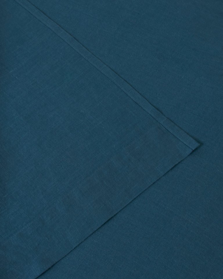 Marcel Linen Fitted Sheet - Adriatic