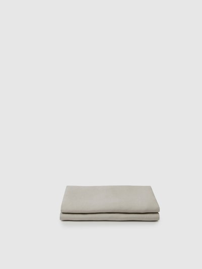 Sunday Morning Marcel Linen Fitted Sheet - Dove product