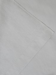 Marcel Linen Fitted Sheet - Glacier